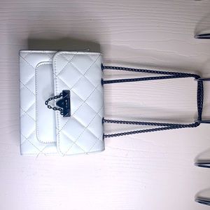 Small mini white purse